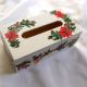 Cutie pt servetele de hartie cu floarea craciunulu