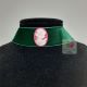 Choker colier "Elegance in Green" culoare verde