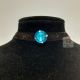Choker colier "Christmas Snowflake" Turquoise