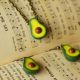 Colier i cercei cu avocado