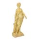 Statueta mare din rasini cu o femeie cu lira 
