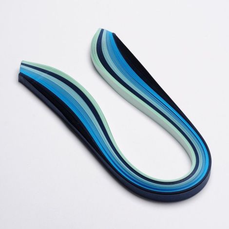 Hartie Quilling albastru gradual