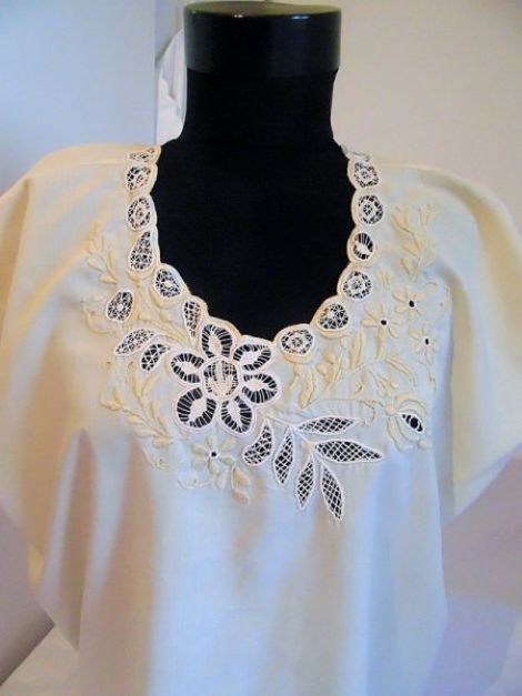 bluza broderie bej camasa ie 