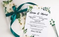 Invitatie cu sigiliu si bujori