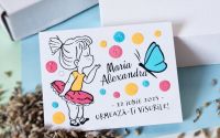 Marturii magneti botez pictate manual balerina