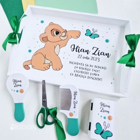 Set mot Simba pictat manual personalizat cu nume