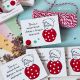 Martisor bunica cu magnet cu mesaj handmade