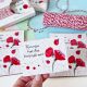 Martisor maci cu magnet cu mesaj handmade