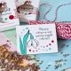 Martisor ghiocel cu magnet cu mesaj handmade