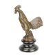 Cocos - statueta din bronz pe soclu din marmura 