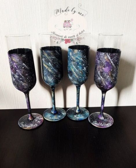 Pahare miri tematica Galaxie