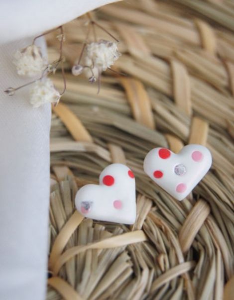Cercei Dotted hearts