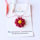 MARTISOR - pandantiv floare roz