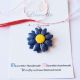 MARTISOR - pandantiv floare albastra
