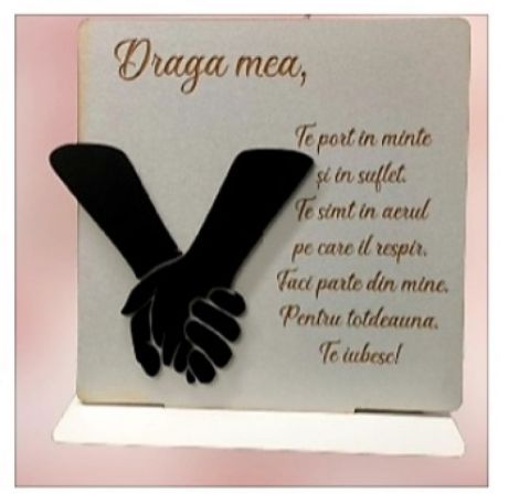 Decoraiune gravata doua maini