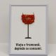 tablou cadou iubitor de vin decoratiune pahar