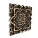Tablou Mandala Ohm decorativ din lemn cu Foita de 