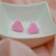 Cercei diamant - roz
