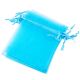 Saculeti organza albastru 15x10