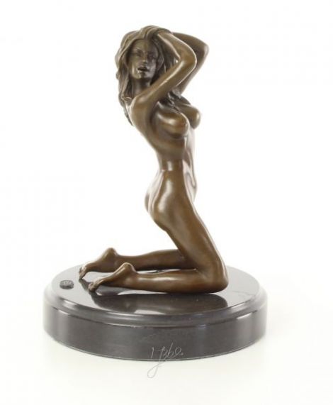 Nud - statueta erotica din bronz