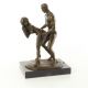 Cuplu facand dragoste- statueta din bronz
