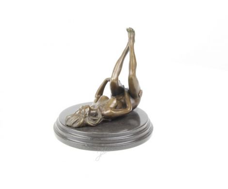 Nud - statueta erotica din bronz