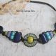 Choker "Peacock" - unicat