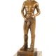 Nud cowboy - statueta erotica din bronz 
