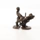 Satir si femeia  - statueta erotica din bronz 