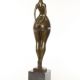 Nud mare - statueta din bronz pe soclu din marmura