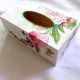 Cutie pt servetele de hartie cu flori 