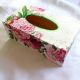 Cutie pt servetele de hartie cu flori 