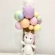 Lumanare botez Unicorn cu baloane