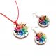 set lemn mandala