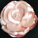 brosa floare roz pudrat satinat 12 cm