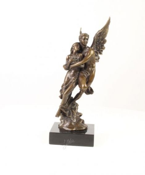 Cupidon si Psyche - statueta din bronz