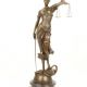 Justitia mare  - statueta din bronz 