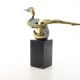 Nud modern - statueta din bronz pe soclu marmura