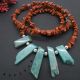 Colier amazonite si jasp cod629