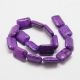 Margele dreptunghiulare Howlite