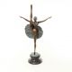 Balerina mare - statueta din bronz pictat