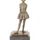 Dansatoare - statueta din bronz pictat 