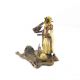 Vanator arab - statueta din bronz pictat 