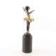 Micuta balerina - statueta din bronz pictat