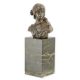 Chip de femeie - statueta din bronz 