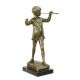 Peter Pan- statueta din bronz pe soclu din marmura