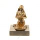Femeie cu pruncul - statueta din bronz 