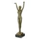 Dansatoare Art Deco-statueta din bronz
