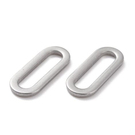 Link oval otel inoxidabil 16x7x1mm