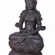 Statueta neagra mare cu Budha